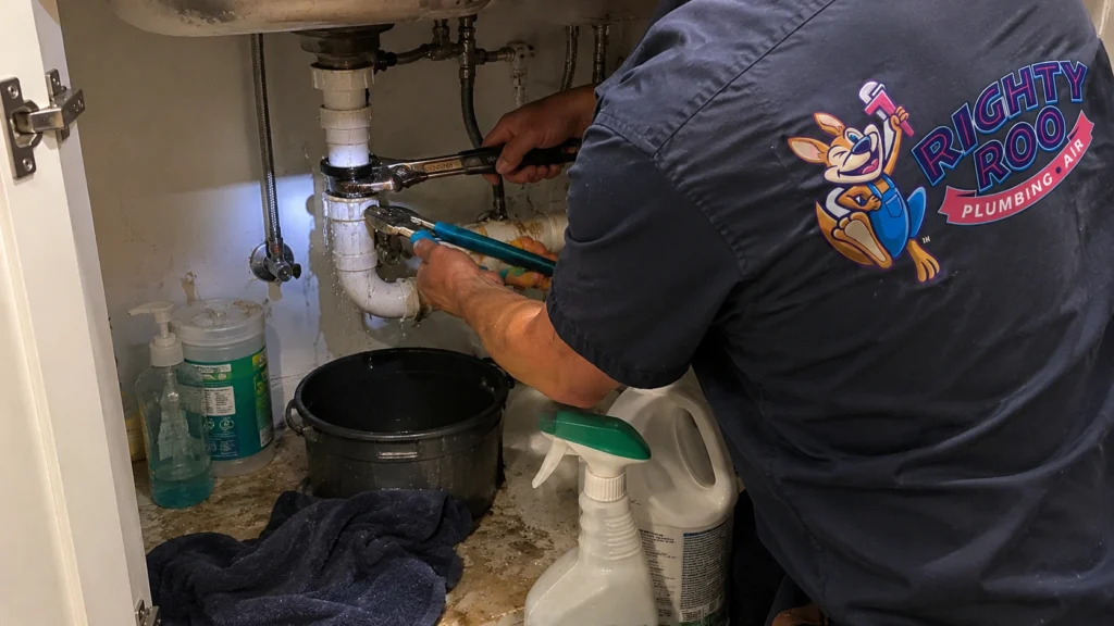 Emergency Plumbing Tips for Palm Desert Homeowners plumbing repair under the sink